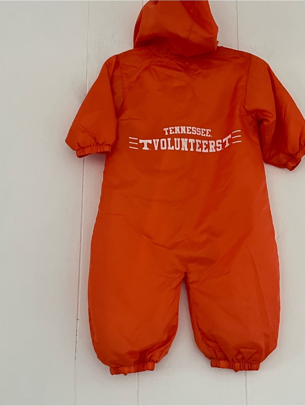 Tennessee Volunteers 1pc Windbreaker Jumpsuit VOLS Size 12 Months - Picture 12 of 16